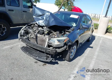 2015 Toyota Corolla L z USA, uszkodzony, nr VIN 5YFBURHE1FP212096